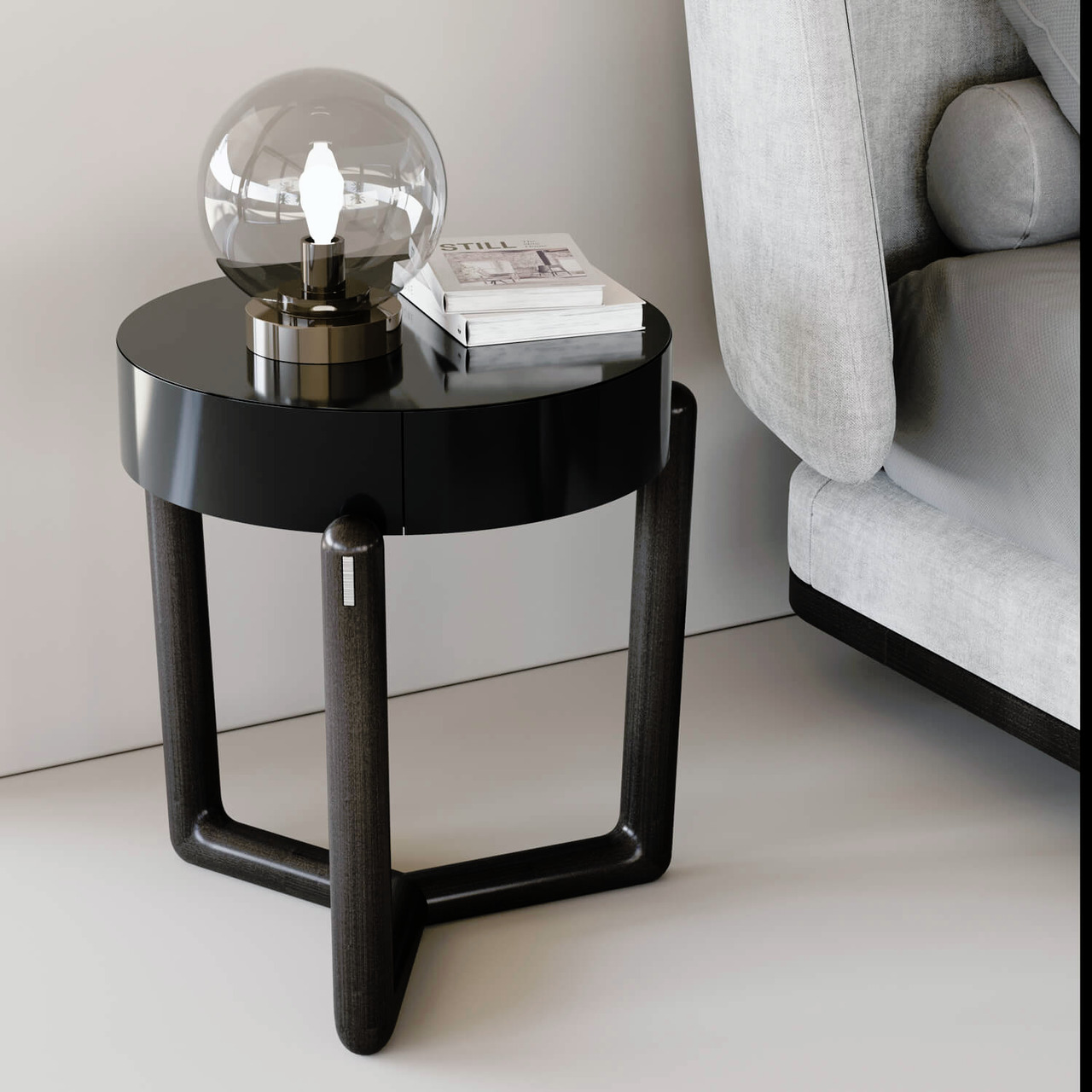 Cecil Bedside Table, view 3