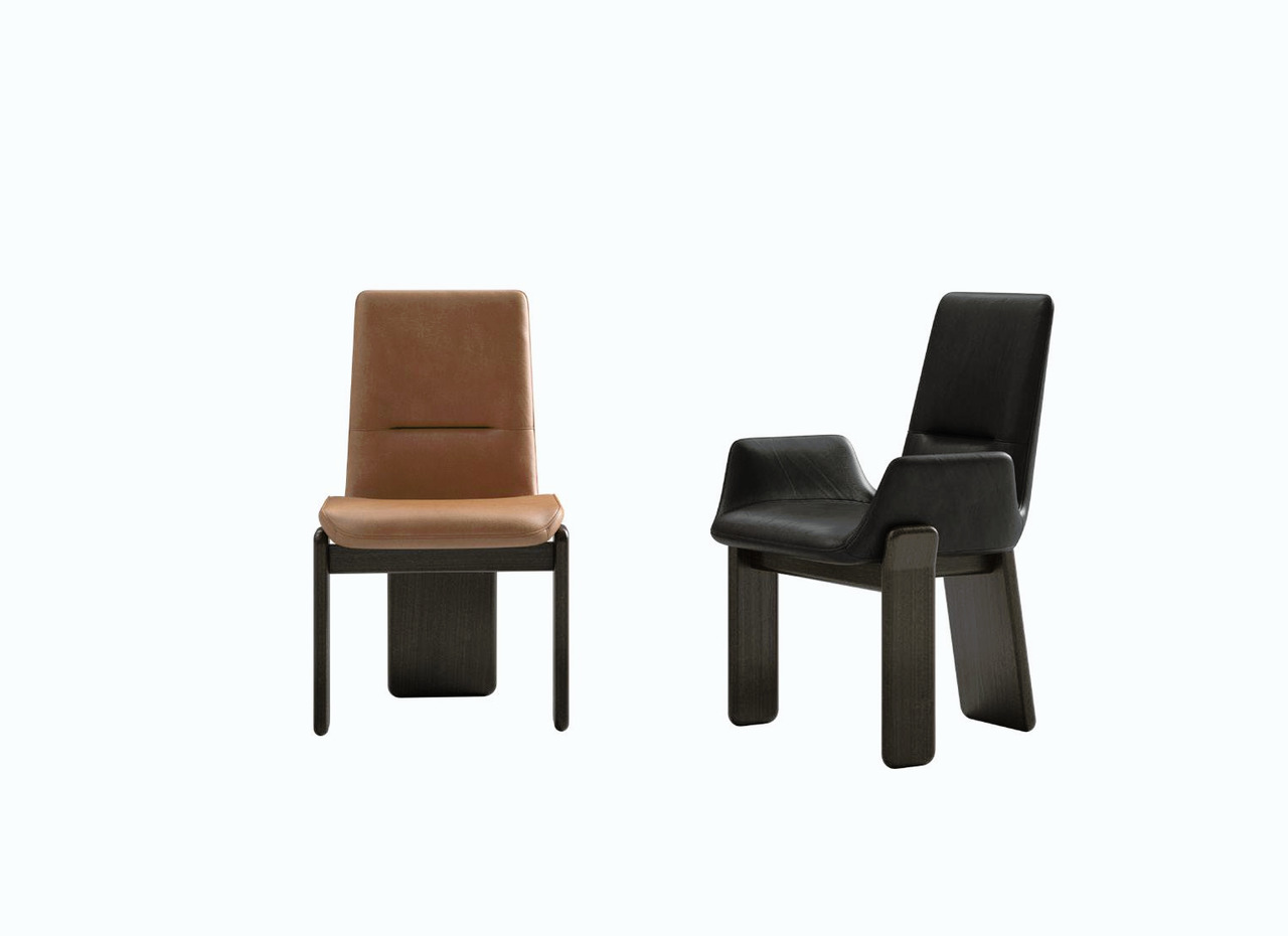 Bonnie Chair With or Without Armrests, view 3