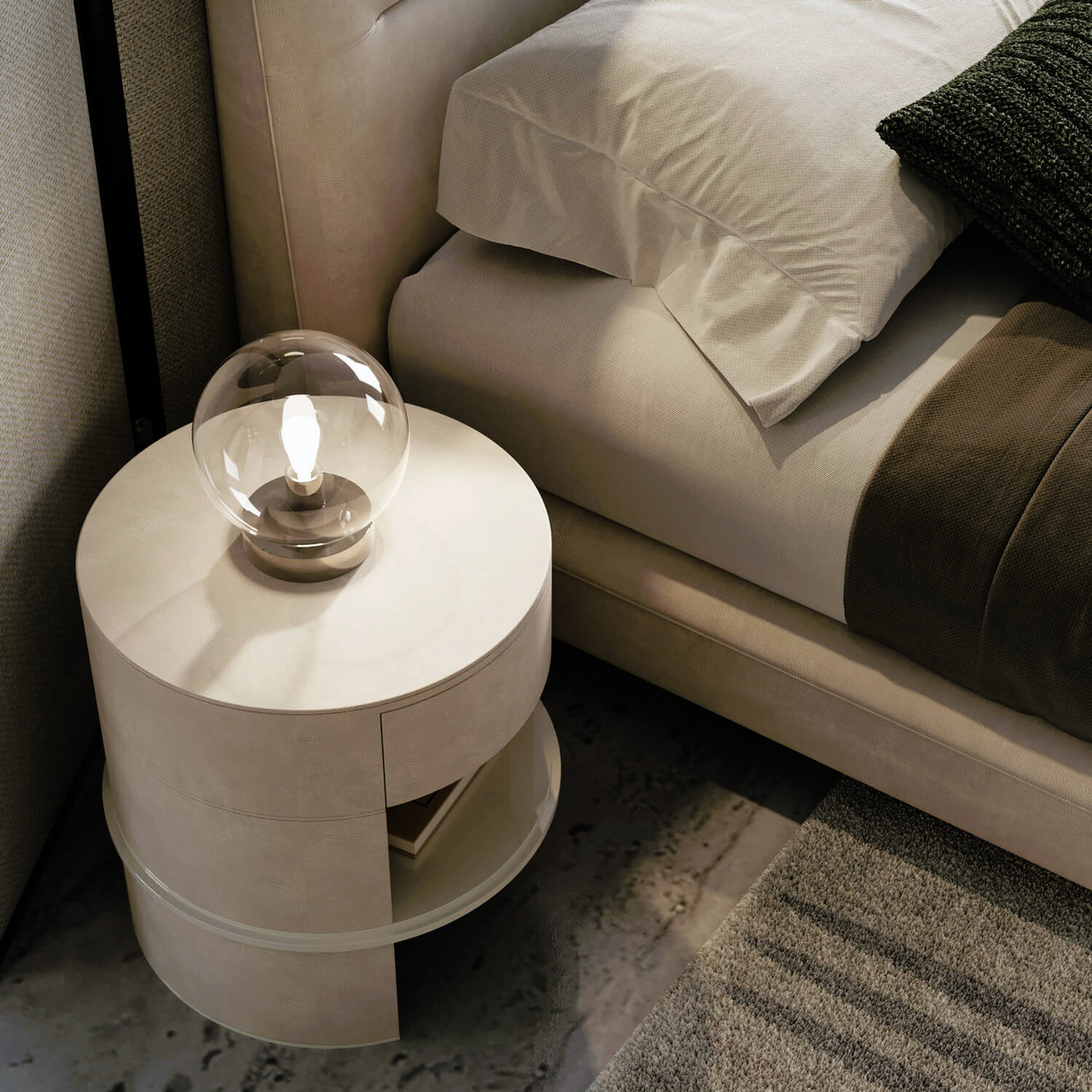 Liam Bedside Table, view 2
