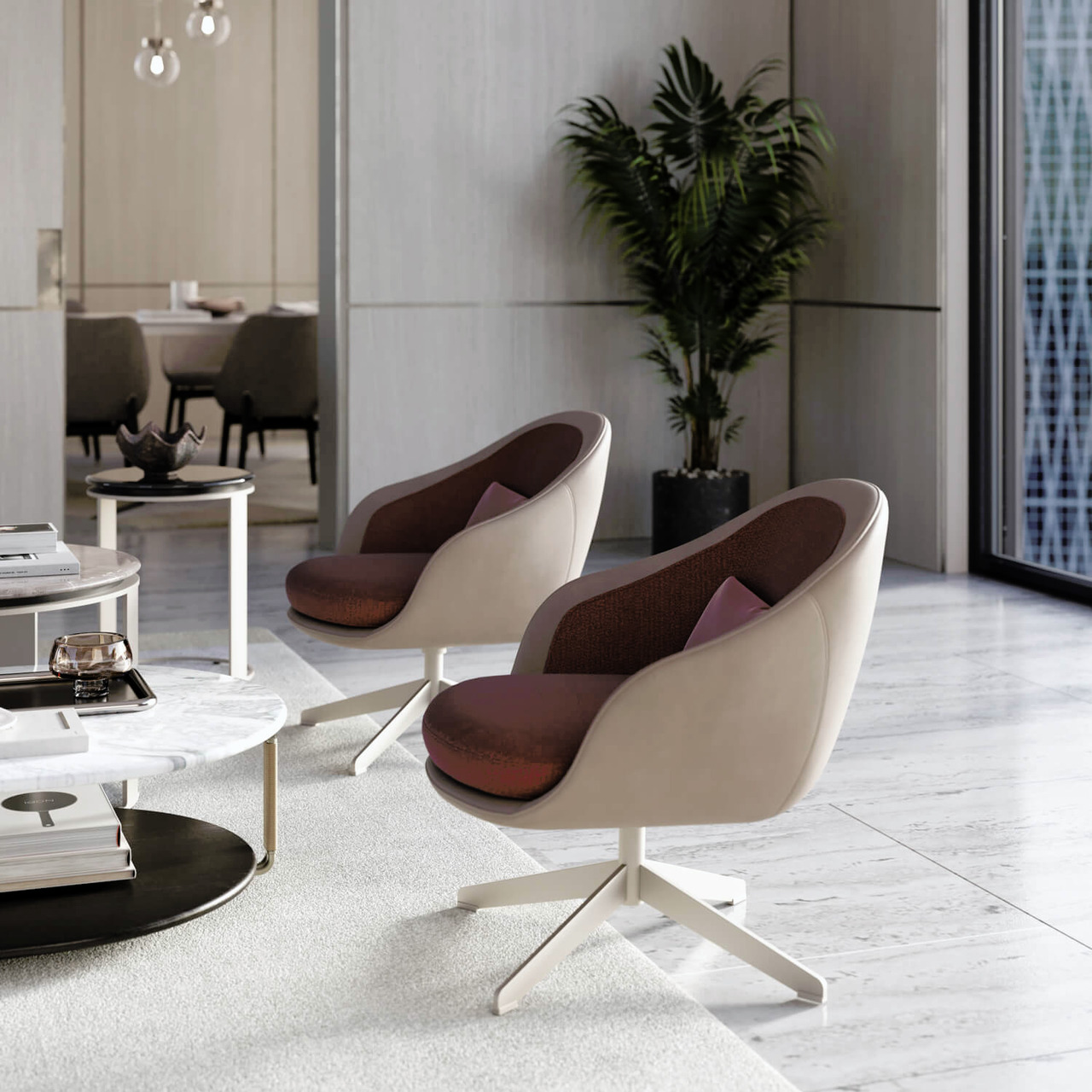 Lucille Armchair, view 3