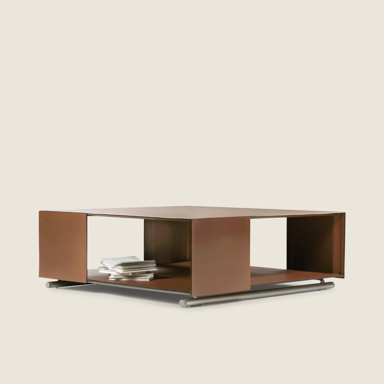 Groundpiece Flexform Leather Table, view 2