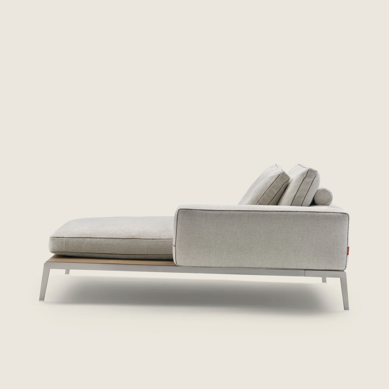 Lifesteel Chaise Lounge by Flexform, view 2