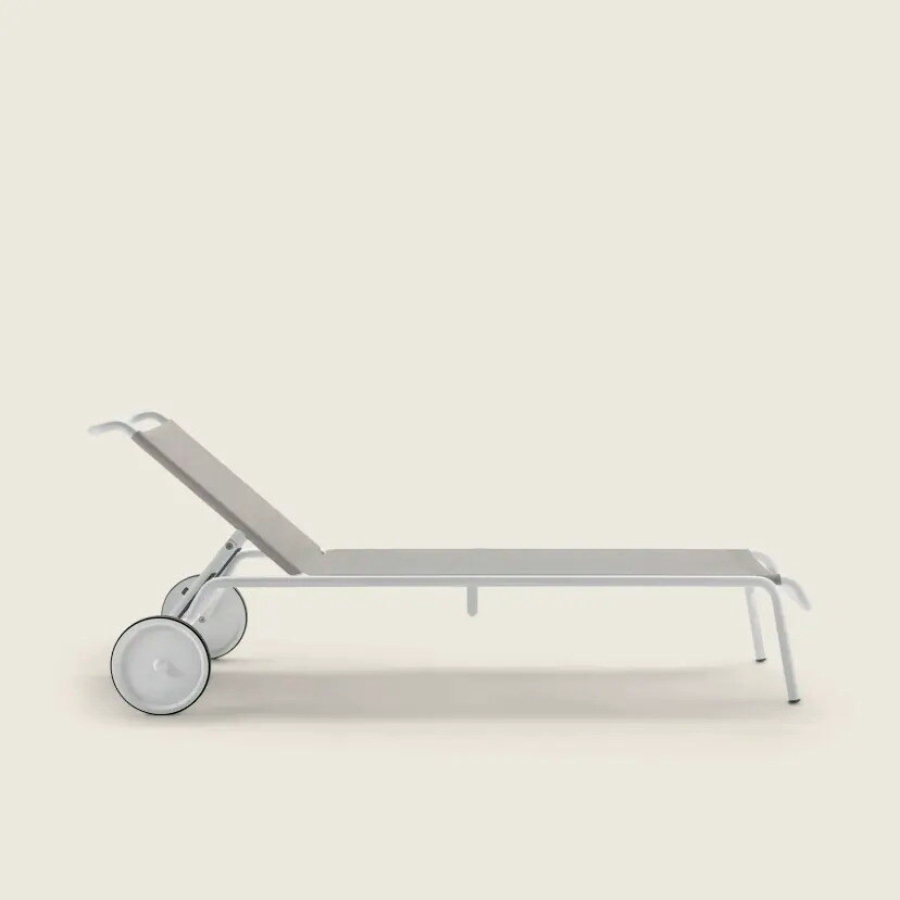 Calipso Cord Outdoor Chaise Lounge, view 2