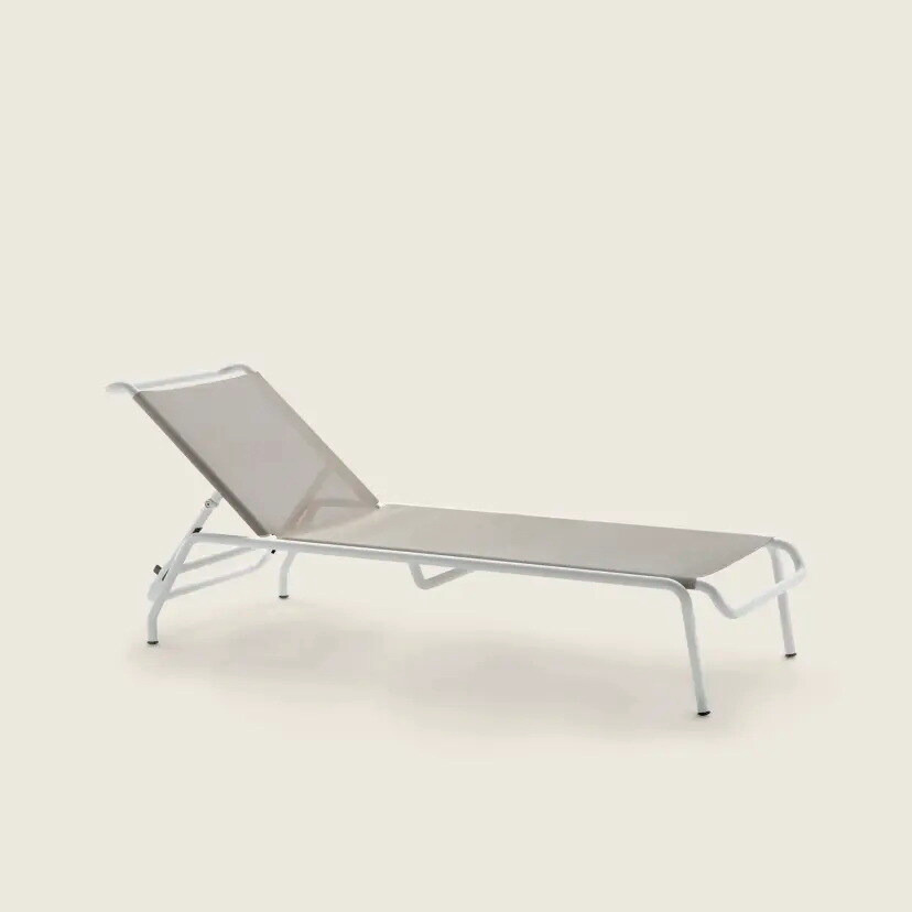 Calipso Cord Outdoor Chaise Lounge, view 5