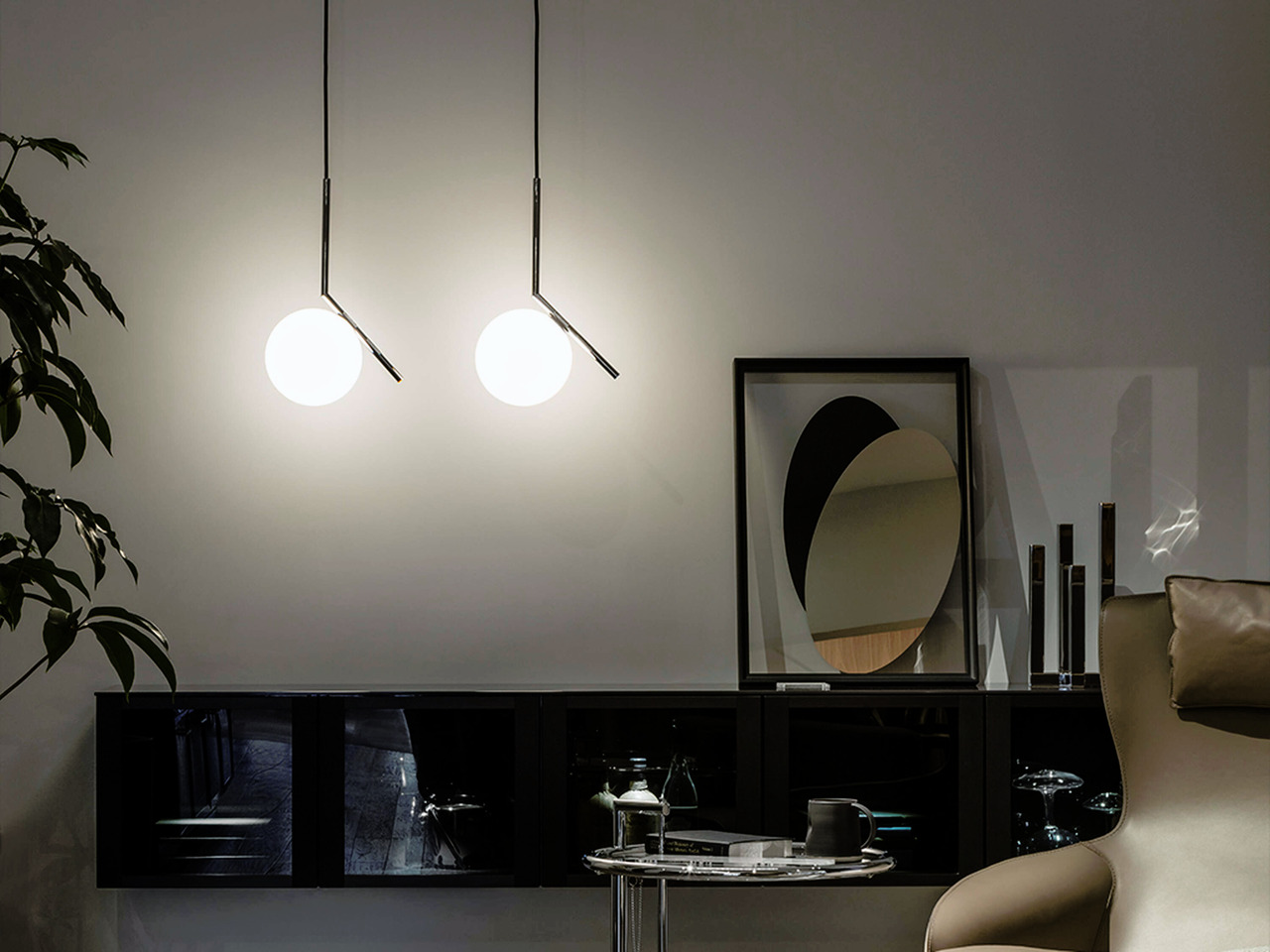 IC Lights Suspension by Flos, view 2