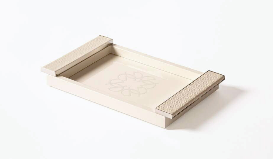 Monogram Lacquered Tray, view 2