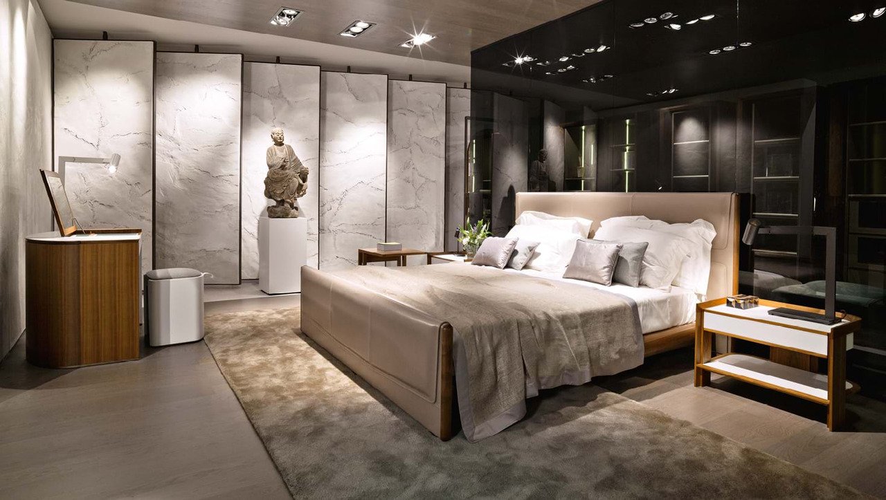 Archibald Bed by Giorgetti