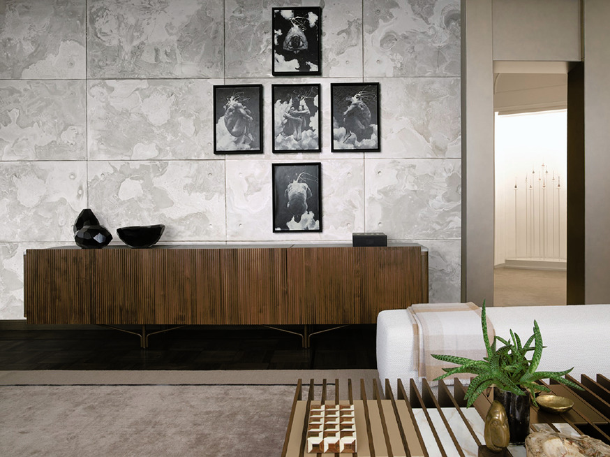 Charlotte Bookcase by Giorgetti, view 3