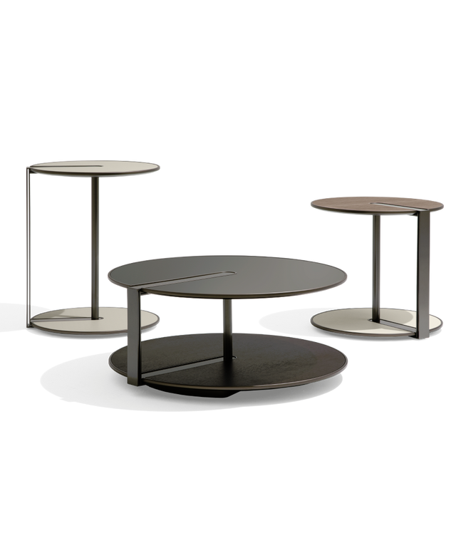 Clamp Coffee and Side Table by Giorgetti