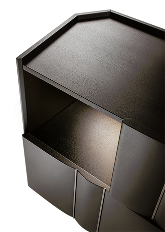 Delphi Bench by Giorgetti, view 4