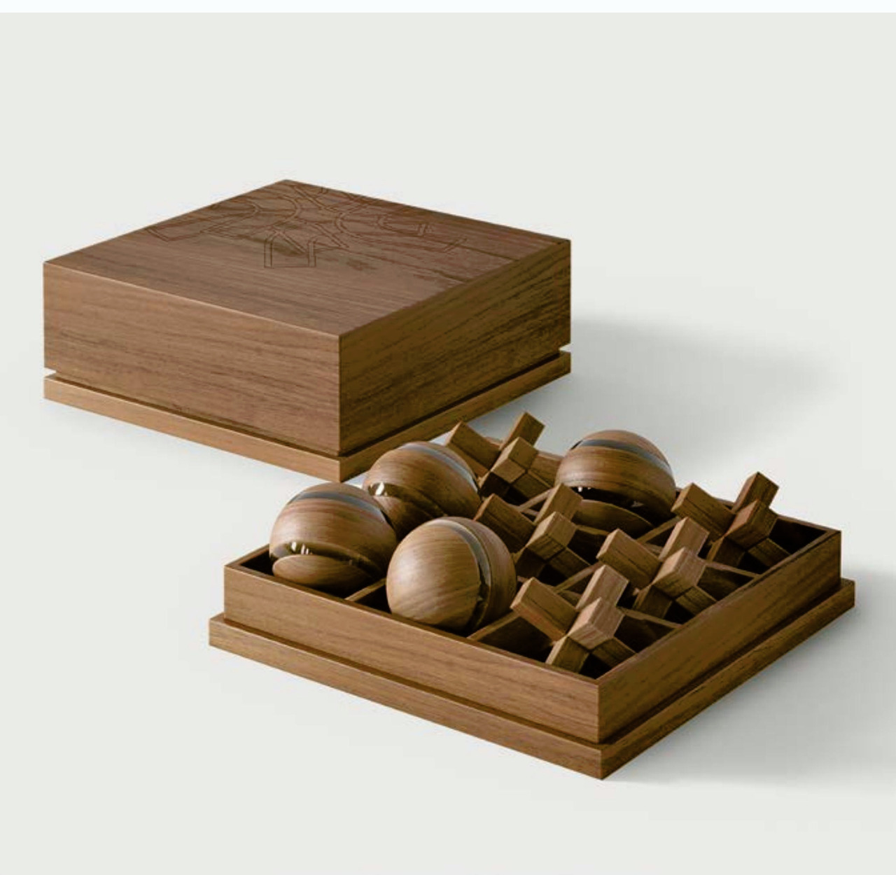 Double Trap Game Table by Giorgetti
