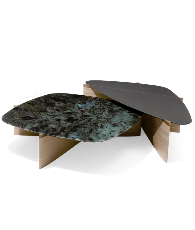 Griffe Coffee and Side Table by Giorgetti