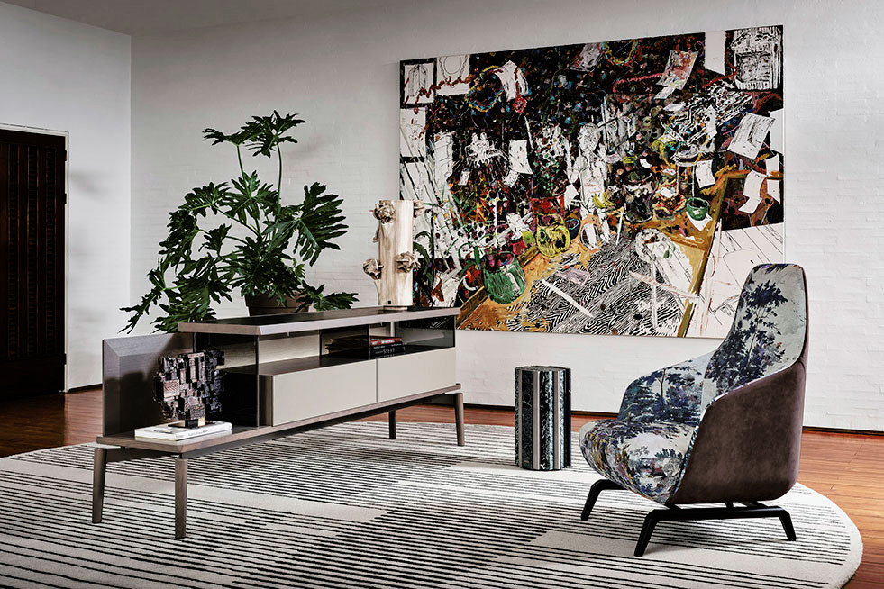 Kukei Bookcase by Giorgetti, view 6