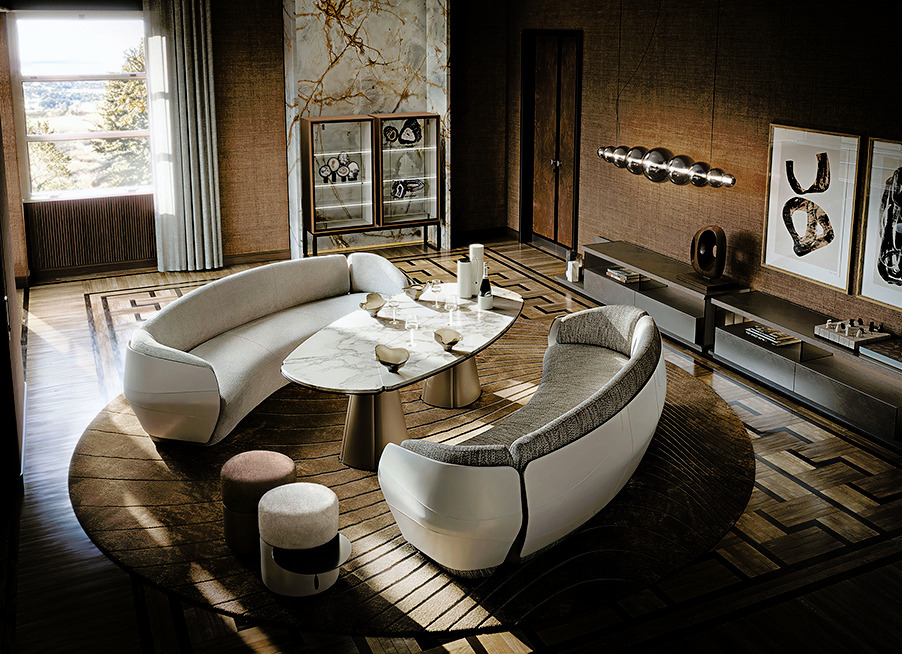 Lorelei Sofa by Giorgetti, view 4