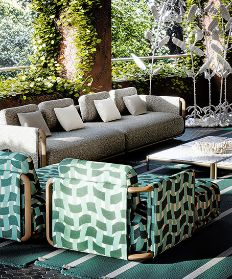 Moorea Outdoor Sofa by Giorgetti, view 12