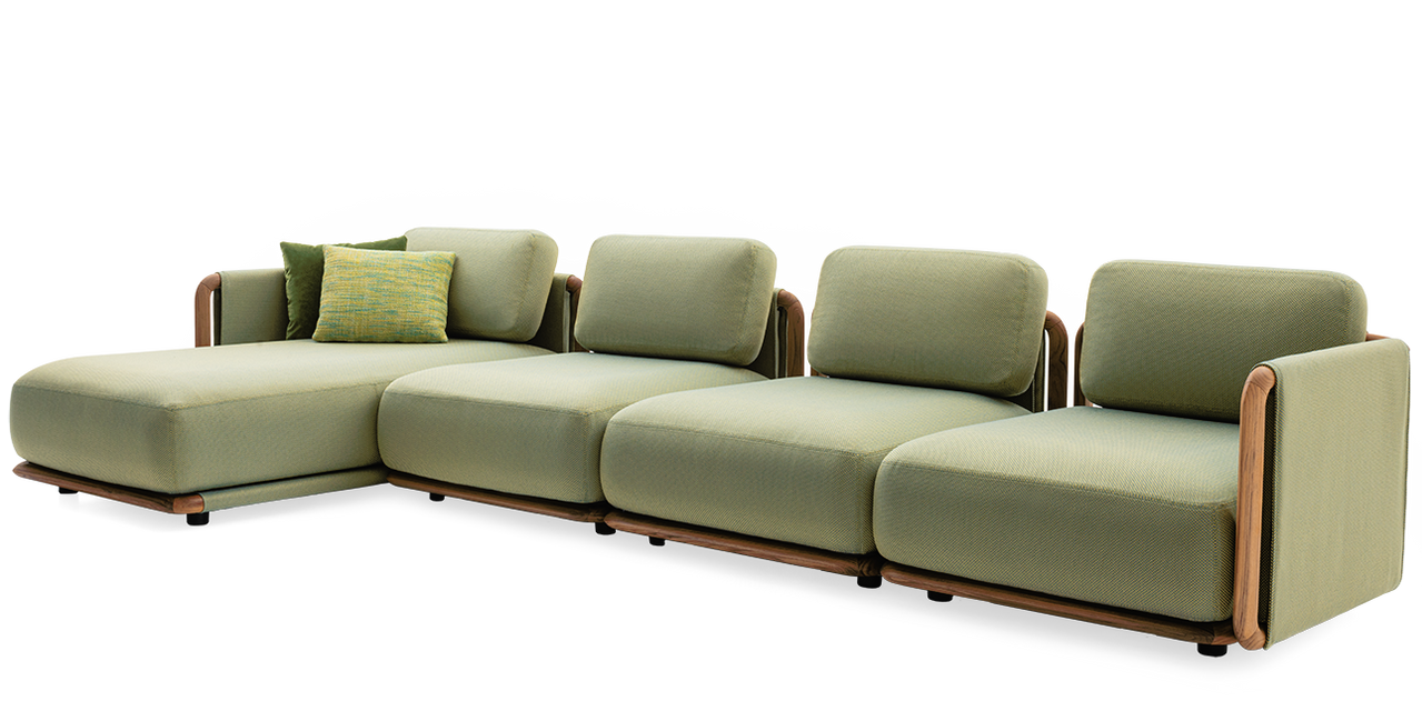 Moorea Outdoor Sofa by Giorgetti, view 2