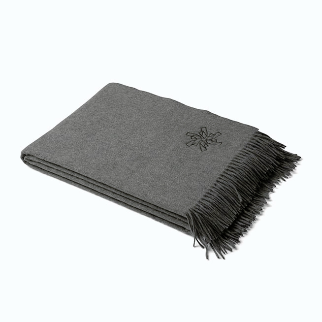 Plaid Zibellino Cashmere Throw by Giorgetti, view 2