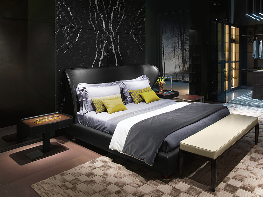 Rea Bed by Giorgetti, view 3
