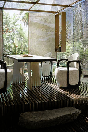 Yuan Table by Giorgetti, view 6