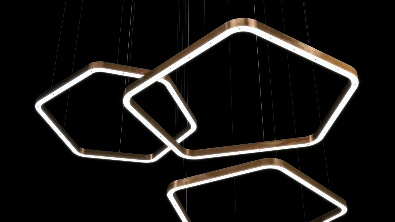 Light Ring Horizontal Polygonal by Henge, view 5