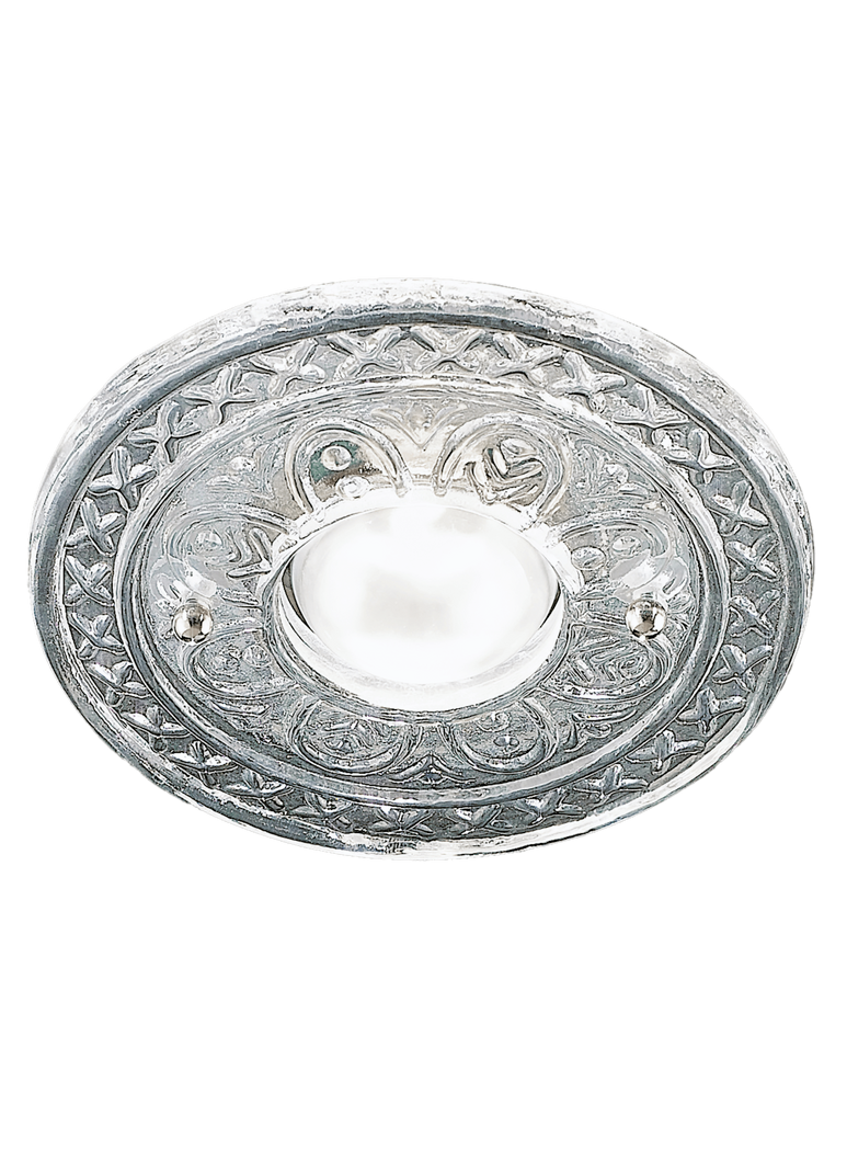 3000 Italian Glass and Metal Spotlight