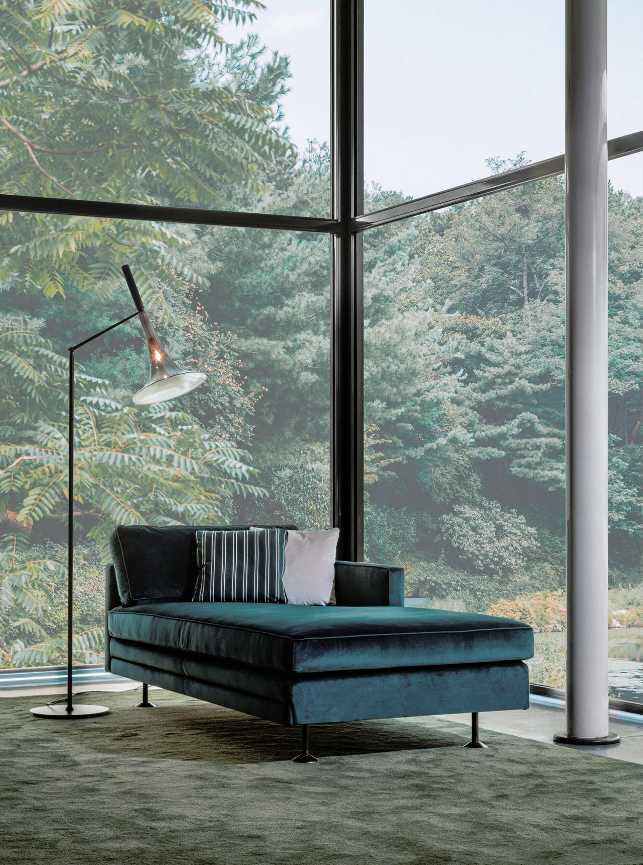 Baffo Designer Floor Lamp, view 4