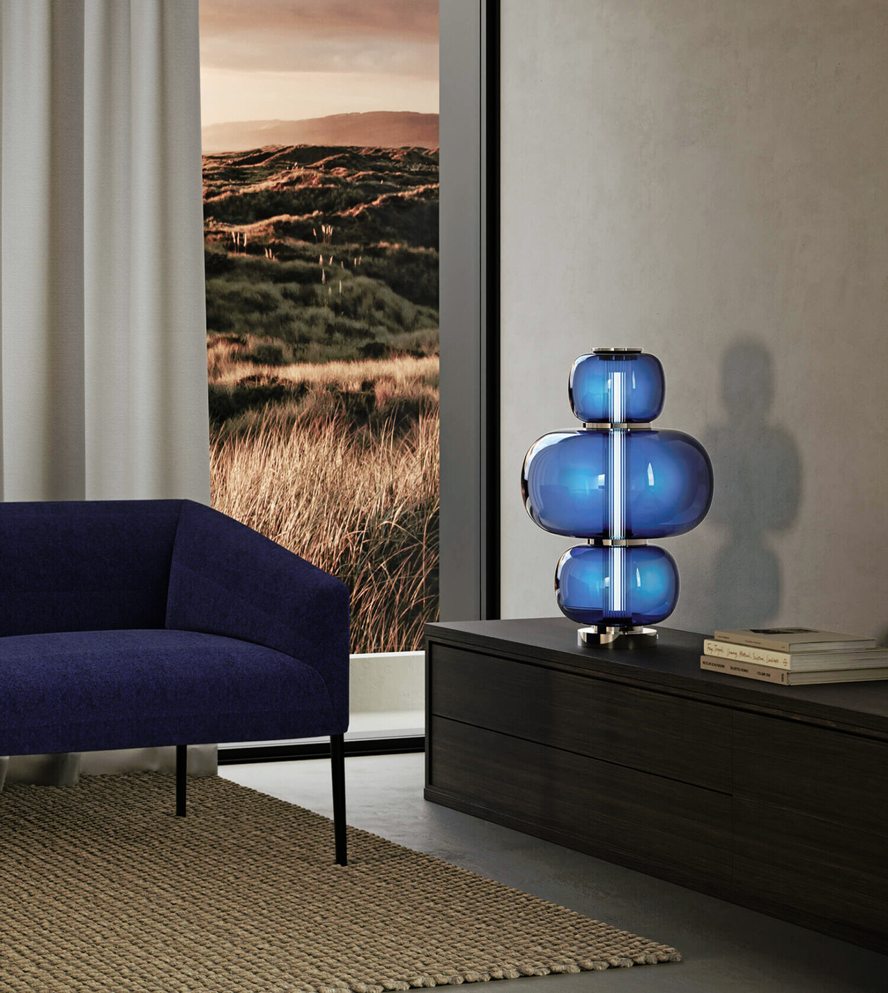 Nube Glass Table Lamp, view 3