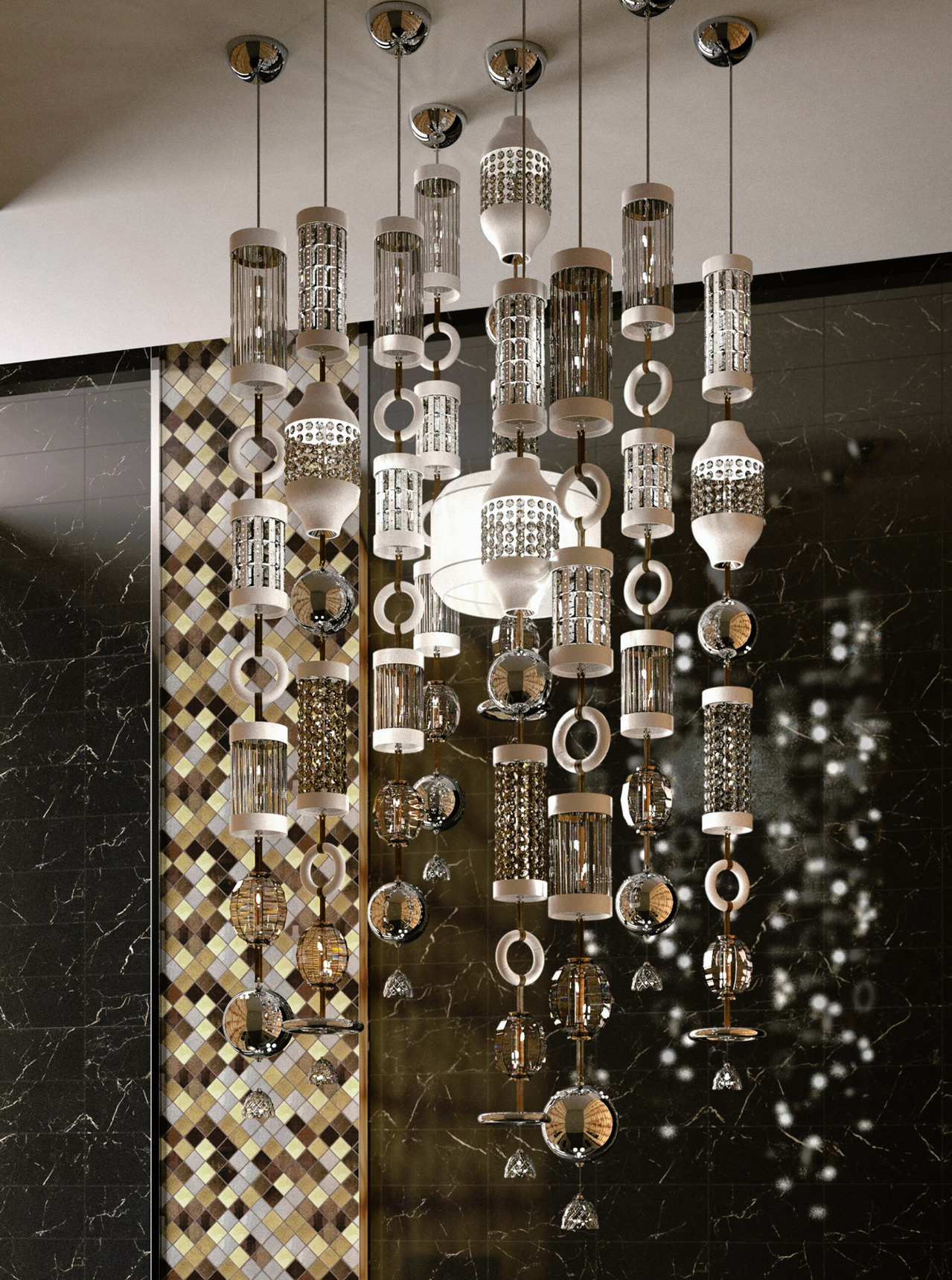 Odette Odile Pendant Light, view 2