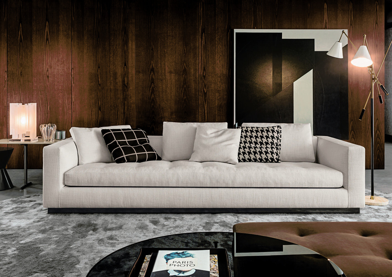 Andersen Line Quilt Cushion by Minotti, view 2