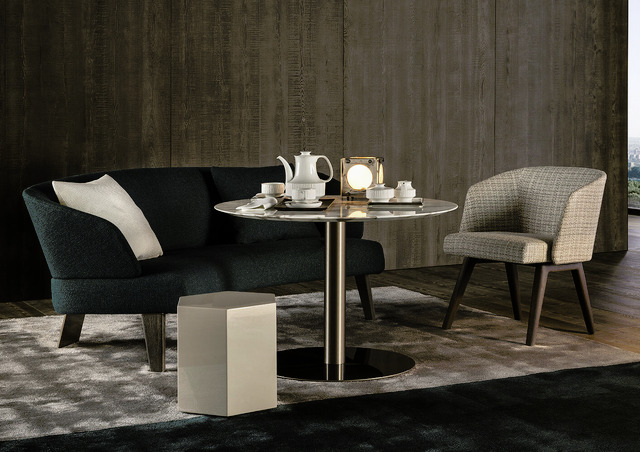 Bellagio Lounge Bronze Table by Minotti