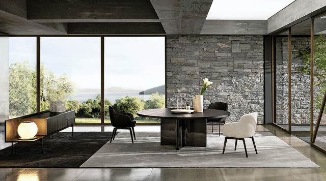 Belt Dining Chair by Minotti