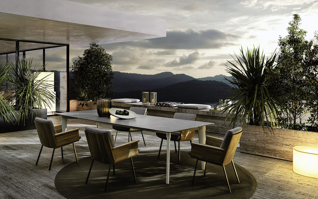 Daiki Outdoor Dining Chair, view 2