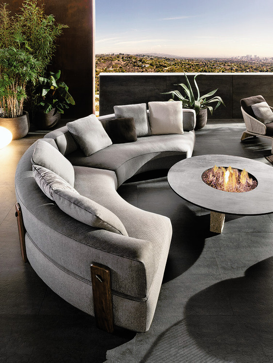 Florida Modular Outdoor Sofa by Minotti, view 17