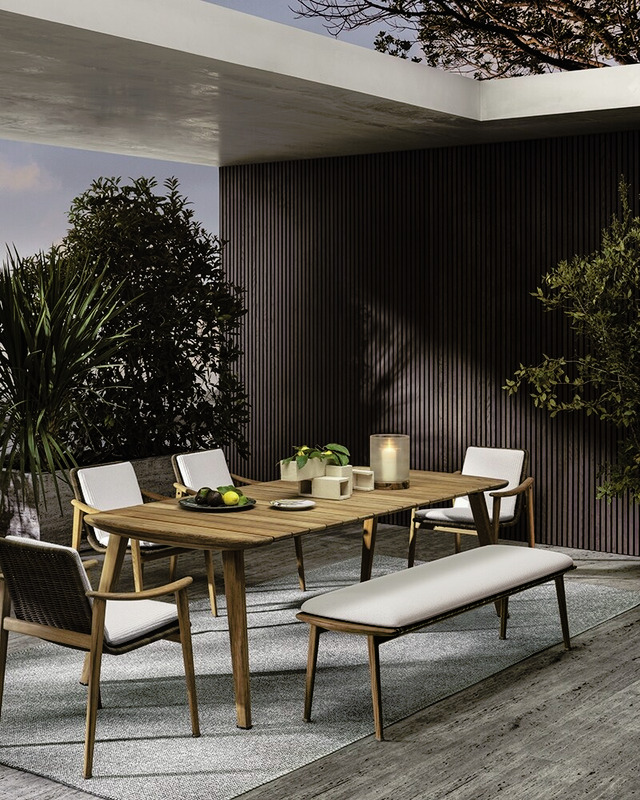 Fynn Dining Outdoor Dining Table, view 2