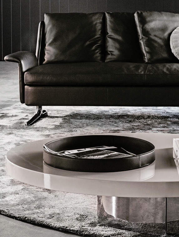 Mik Saddle Leather Tray, view 4