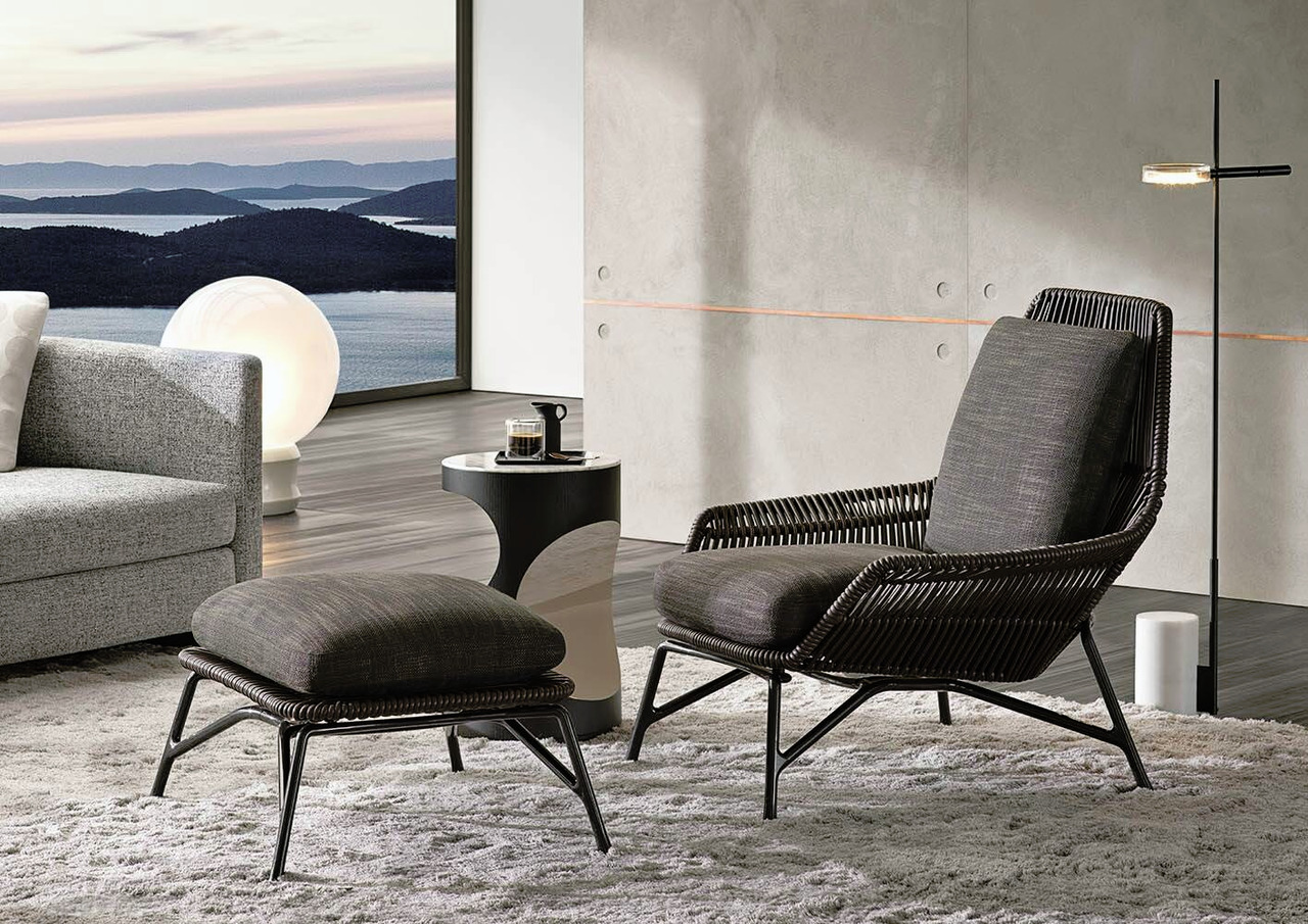 Prince Cord Indoor Armchair, view 3