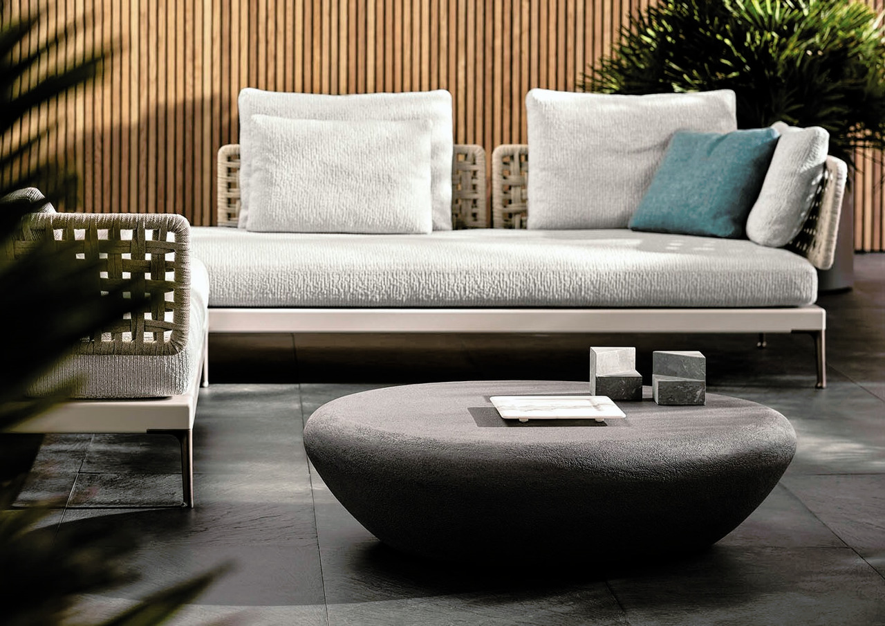 Stony Marble Coffee Table, view 2
