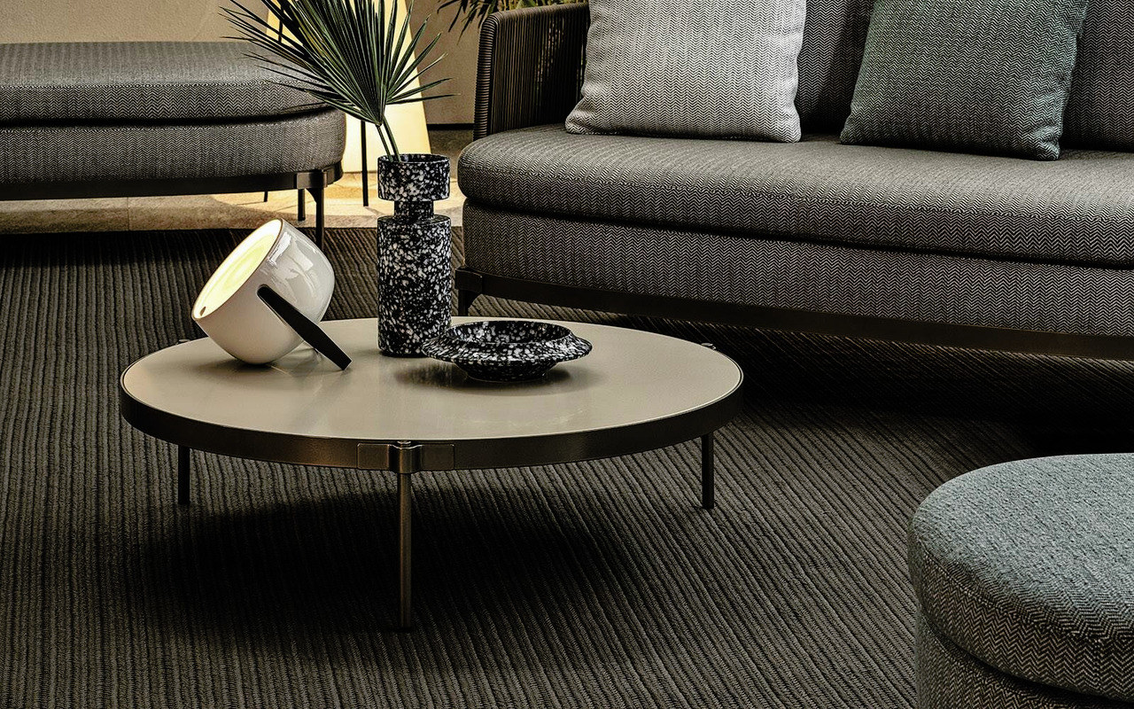Tape Outdoor Side Table by Minotti