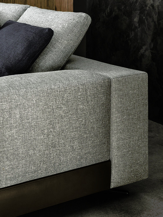 White "Saddle-Hide" Side Table, view 10