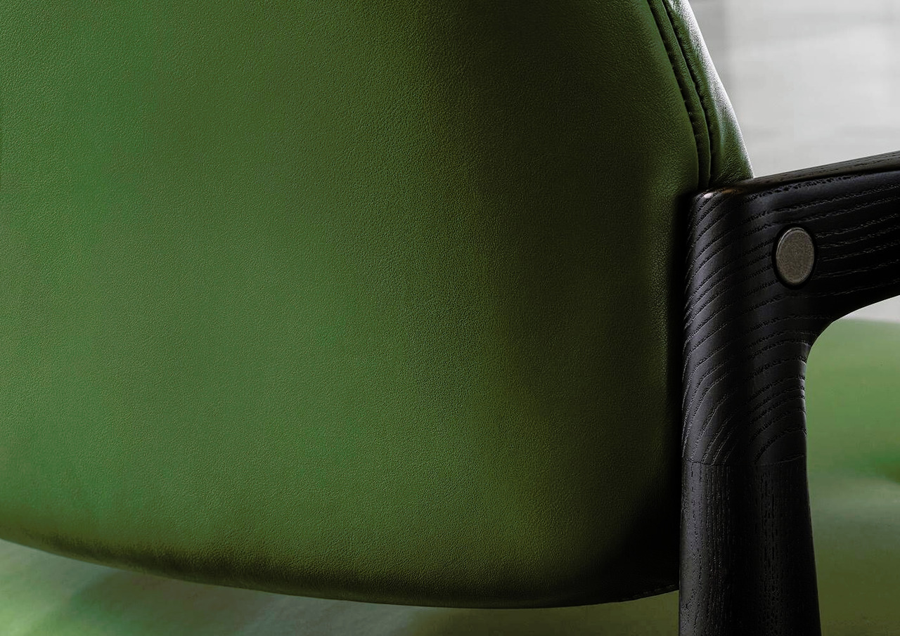 Yoko Designer Armchair by Minotti, view 5