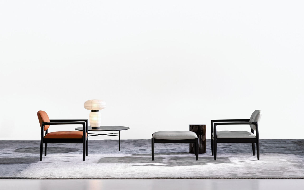 Yoko Designer Armchair by Minotti, view 8