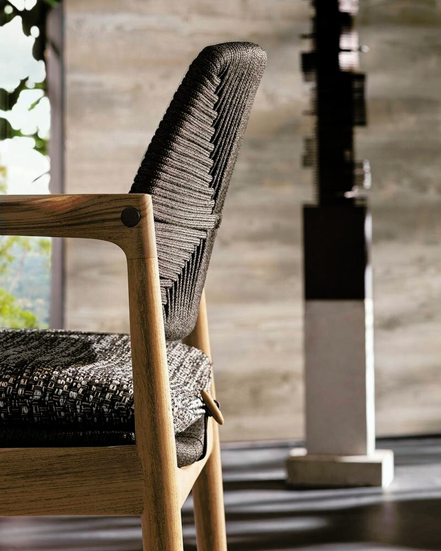 Yoko Cord Outdoor Dining Chair, view 3