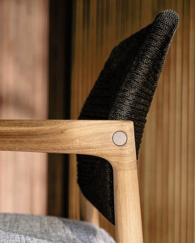 Yoko Cord Outdoor Dining Chair, view 7