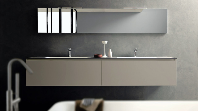 Light Bathroom Furniture by Modulnova