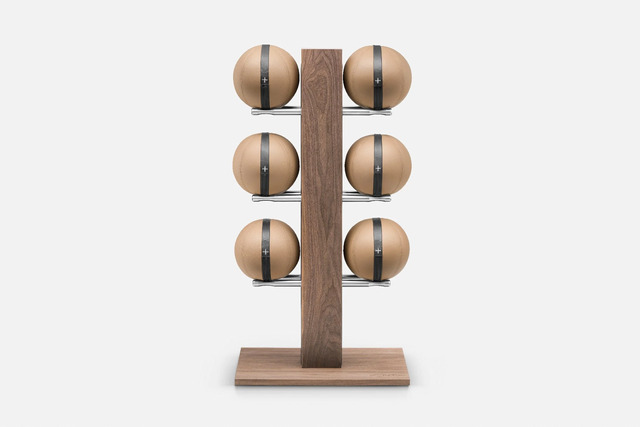 MOXA™ Set, Weighted Gym Balls with Vertical Stand