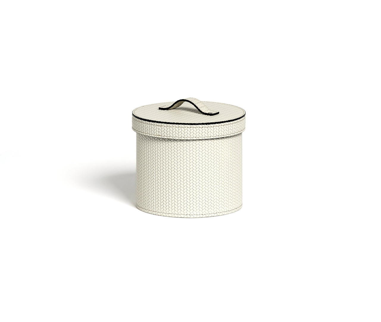 Round Wastepaper Bin with Lid, view 3