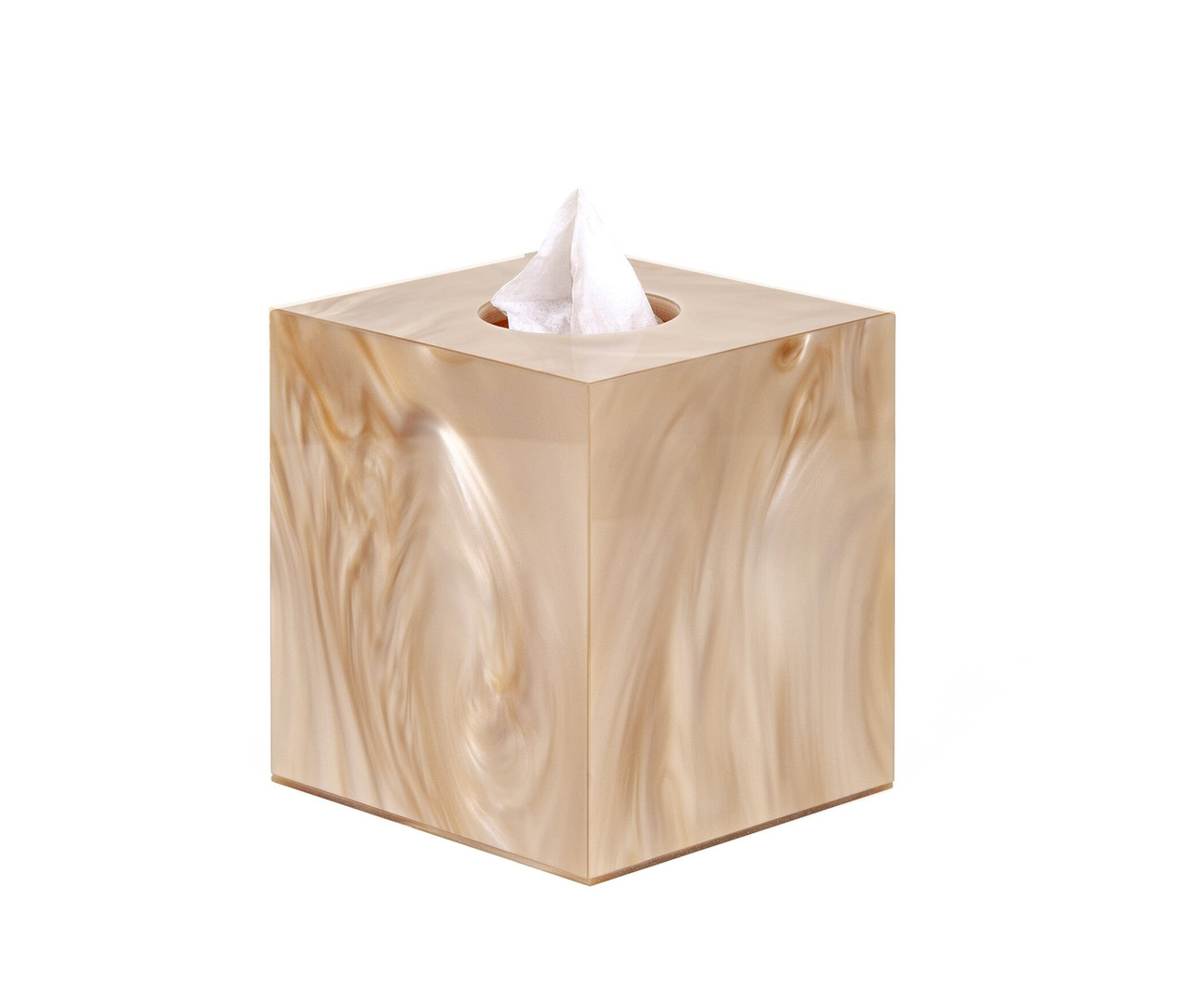 Bea Square Tissue Box by Pinetti, view 3
