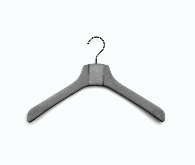 Suede-Coated Clothes Hanger by Pinetti
