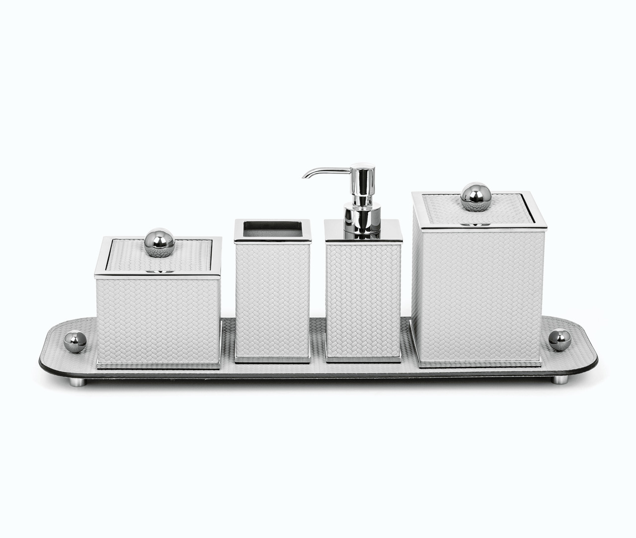 Olimpia Square Bathroom Set by Pinetti