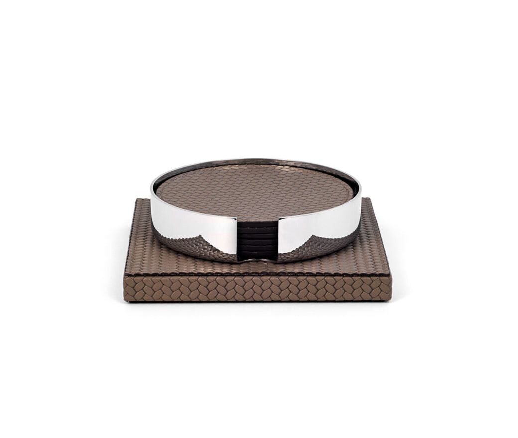 Pinetti Coaster Set with Holder